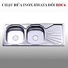 Chậu rửa chén inox 2 hộc 1 cánh Hwata BDC6 chau-rua-chen-inox-2-hoc-1-canh-hwata-bdc6